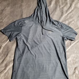 Neleus Short Sleeve Athletic Hoodie